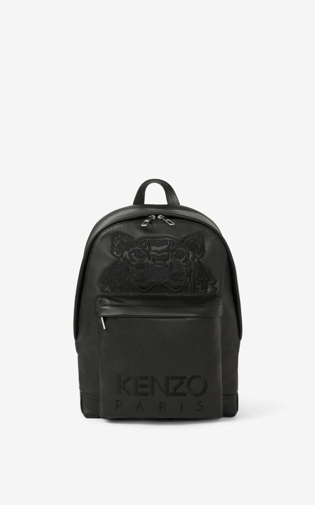 Kenzo Kampus Tiger δερματινα σακίδια γυναικεια μαυρα | GR326315